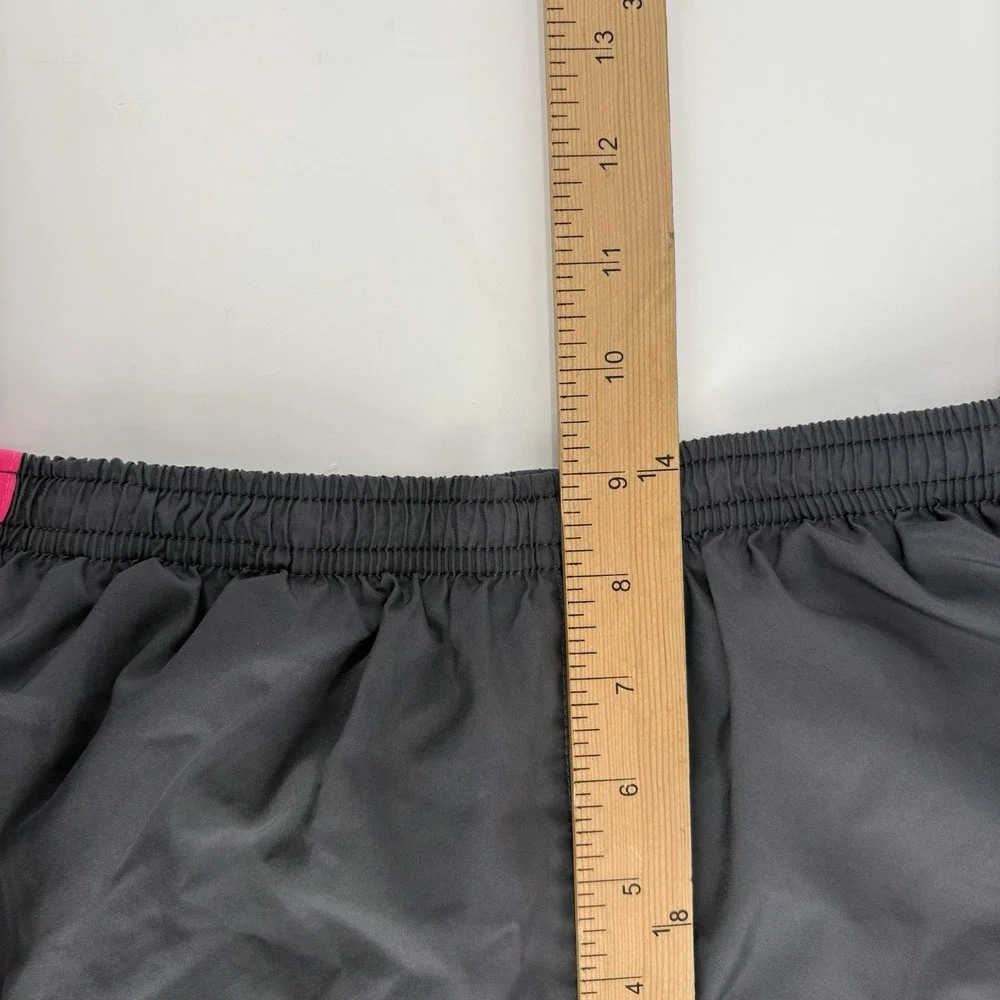 Nike Dri Fit Tempo Running Shorts Womens Size Large (?) Gray & Pink Lined